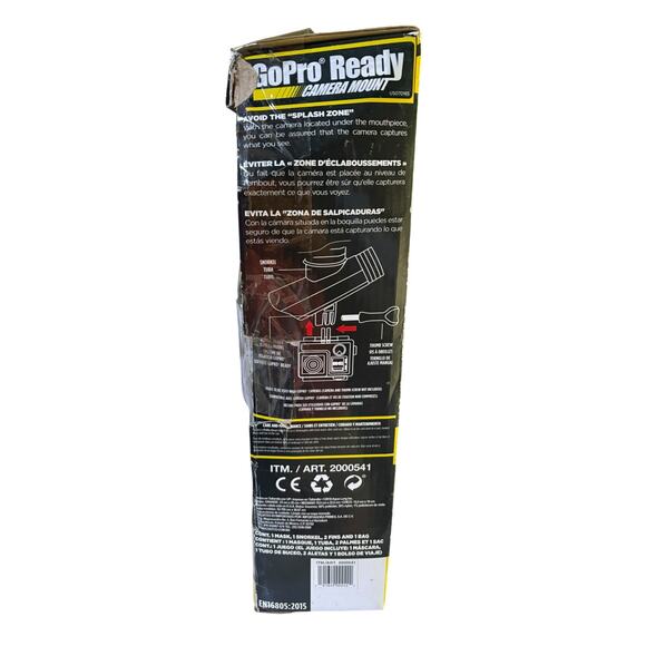 US Divers Youth GoPro Ready Silicone Snorkeling Set Sz. M NIB - Picture 3 of 3